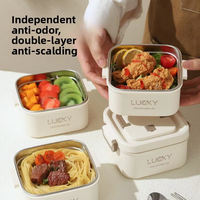 Boîte à lunch en acier inoxydable de qualité alimentaire sans BPA, compatible micro-ondes, thermique et isotherme, pour nouveau-nés et employés de bureau – Idée cadeau