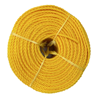 Câble torsadé en polyéthylène noir, 6mm — 16mm, fait à la main de haute qualité