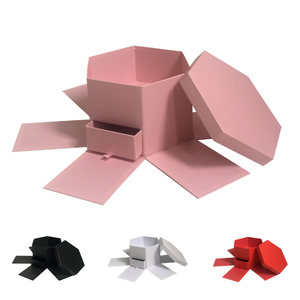 C3po — boîte à tiroir carrée <span class=keywords><strong>Album</strong></span> <span class=keywords><strong>Photo</strong></span> <span class=keywords><strong>Surprise</strong></span>, boîte cadeau à fleurs double carrée - Product Image 6