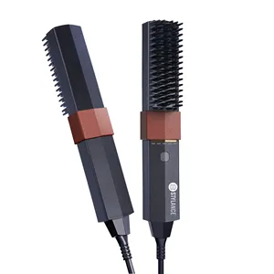 Barber Beard Straightener Brush Comb for Men Electric Beard Brush Heated Brush Hot Beard Iron Hair Straightener Comb