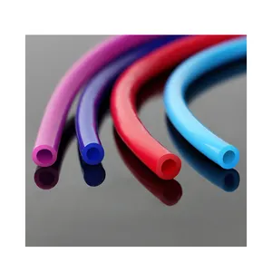 Custom color and sizes flexible and soft thin silicone rubber tube