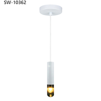 Luminaire suspendu G927 moderne en électroplaté, style rustique, pour table de salle à manger, cuisine, avec corde de suspension
