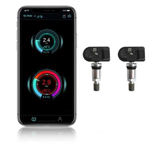 มาใหม่บลูทูธ <span class=keywords><strong>TPMS</strong></span> โทรศัพท์ APP จอแสดงผลเซ็นเซอร์ภายในรถเซ็นเซอร์ความดันยางระบบตรวจสอบ 2-10 ล้อ <span class=keywords><strong>TPMS</strong></span> - Product Image 5