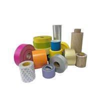 Rollo de Etiquetas de Código de Barras Autoadhesivas a Color, Resistentes al Agua, Cinta de Vinilo en Blanco para Impresión y Empaquetado Personalizado