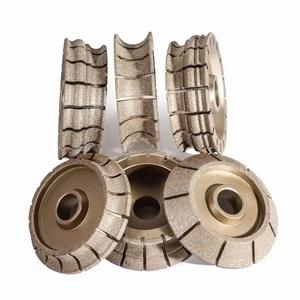 Rueda de diamante de pulido <span class=keywords><strong>Hizar</strong></span>, máquinas pulidoras de perfil de borde usado, aplicaciones de desbarbado de rueda de perfil de diamante soldado al vacío - Product Image 6