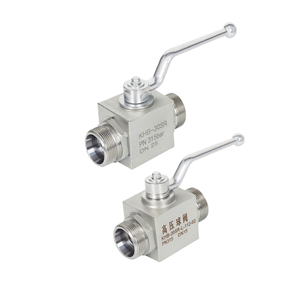Vanne à bille hydraulique KHB G1/4 G3/8 G1/2 en acier inoxydable haute pression PN 315 bars pour système hydraulique - Product Image 1