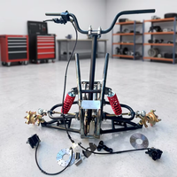 Kit de modification personnalisé pour quad, kart, ATV : cadre d'essieu avant, disque de frein, suspension, bras oscillant