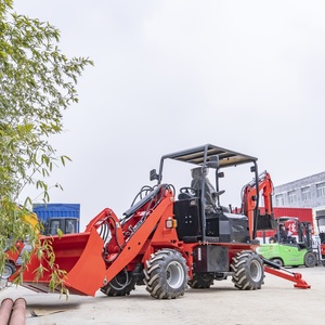 Supply Multi-purpose Backhoe <b>Wheel</b> 18.2kw Engine 400kg Load High Efficiency for <b>Small</b> - Product Image 3