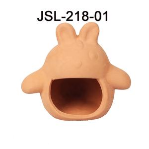 Grotte d'élevage Pleco en terre cuite pour décoration de réservoir d'aquarium de crevettes et de petits poissons - Product Image 1