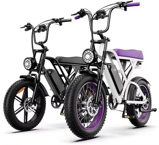 China Manufacturer G60 Carbon Fiber Electric Big Tire E-Bike High Speed Mountain City 48V Motorcycle Moped Cycle Bike for Adults