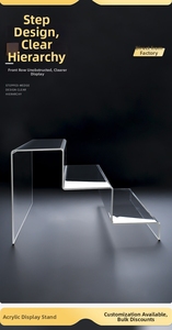 Exhibidor Acrílico Resistente y Grueso, Soporte Transparente Escalonado para Coleccionables <span class=keywords><strong>Funko</strong></span> <span class=keywords><strong>Pop</strong></span>, Organizador para Minoristas y Vendedores - Product Image 4