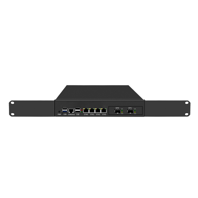 BKHD Customized 1pcs Colour Packing Mini 1U Rack Desktop Combo Router N100 N150 N200 N305 N355 1G 10G SFP+ Fiber OPNsense