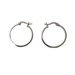 Real Pure Solid 925 <b>Sterling</b> <b>Silver</b> <b>Hoop</b> Earrings For Women Kids Girl Jewelry Circle <b>Hoop</b> Female Earrings - Product Image 6