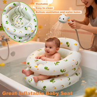 Siège gonflable épaissi pour bébé, siège de sol pour bébés de 3 à 36 mois avec plateau, chaise de soutien pour nourrissons