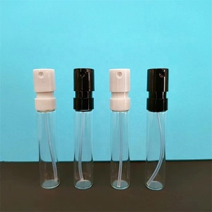 Small Portable <strong>Sample</strong> Cosmetic Packaging <strong>2ml</strong> Crimp Pump Refillable <strong>Perfume</strong> Spray Glass <strong>Bottle</strong> - Product Image 2