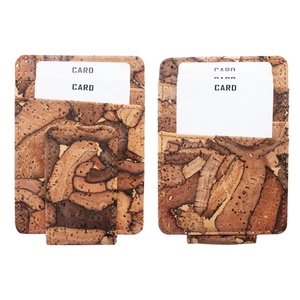 Clip para Billetes Personalizado, Minimalista, Vegano, de Corcho, Tarjetero de Corcho, Clip Magnético para Billetes, Cartera - Product Image 3