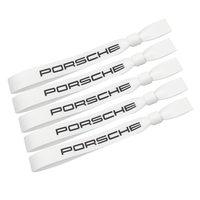 Fabricant vente en gros, bracelet en polyester de festival personnalisé pas cher, bracelet vierge en tissu tissé avec fermoir en plastique
