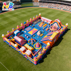 Inflatable Amusement Park Theme Playground Commercial Obstacle Course for Adults and Toddlers Large <b>Trampoline</b> Park Inflatable T - Product Image 1
