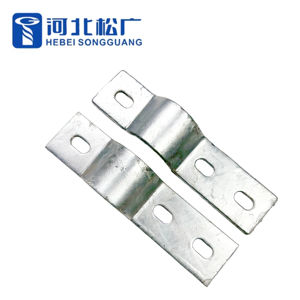 Klem dudukan pita tiang baja galvanis penjepit tiang Hoop untuk perangkat keras jalur tiang - Product Image 6
