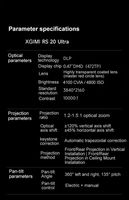 Projecteur intelligent DLP 4K XGIMI Original RS20 Ultra Max, lumière haute intensité 5200CVIA, laser tricolore, Android 11, 5700 lumens, 10000:1