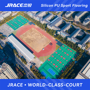 Vernice per Pavimenti da Basket JRACE, Pavimentazione Sportiva in Silicone PU, <span class=keywords><strong>Rivestimento</strong></span> Durevole Antiscivolo per Campi da Pallavolo, Uso Interno ed Esterno - Product Image 5