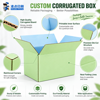 Boîte d'expédition carrée en carton ondulé recyclable, impression recto-verso couleur, pelliculage brillant, taille personnalisée, pour emballage de coffret premium
