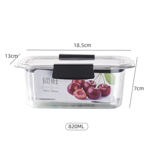 Recycle Use Eco-friendly Food <strong>Container</strong> with Plastic Glass Portable Use Food Storage <strong>Containers</strong> - Product Image 2