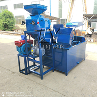 Casse-noix de noyau de palme de haute qualité 300-500 kg/h et machine de séparation Cracker de noyau de palme et séparateur de coquille
