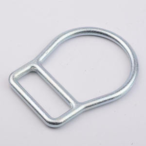 Jensan coleira de segurança, anel d, largura dupla, metal interno, com 45mm, branco/zinco, amarelo/preto/zinco, colorido ansi Z359.12-09 - Product Image 5