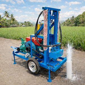 Machine de forage de puits d'eau portable 200m, prix usine, machine de forage hydraulique pour travaux souterrains - Product Image 1