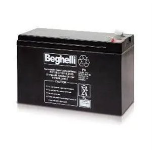 Beghelli Lead Acid <b>Battery</b> <b>12V</b> 6.5Ah Sealed Rechargeable For Backup Power - Product Image 1