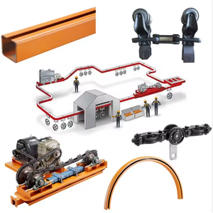Sistem Konveyor <span class=keywords><strong>Trolley</strong></span> Overhead Rantai Baja Otomatis Penggerak Motor Buatan China yang Andal untuk Jalur Pengangkutan Industri - Product Image 1