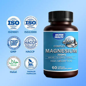 Suplemento de Vitaminas y Minerales con Complejo de Magnesio de 300 mg OEM con Glicinato, Malato y Citrato - Product Image 3