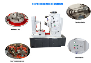 Metal Gear Processing Hobbing <b>Machine</b> <b>Small</b> <b>Cnc</b> Horizontal Gear Grinding Hobbing <b>Machine</b> Y3150 Price - Product Image 2