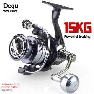 Moulinet spinning DA MAX II 2000-7000, Frein max 15KG, 3+1BB, Corps <span class=keywords><strong>en</strong></span> nylon, Poignée métallique, Pêche aux leurres <span class=keywords><strong>en</strong></span> eau douce et salée, OEM - Product Image 1