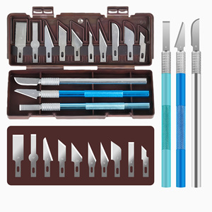 Custom aluminum alloy carving knife set for DIY mobile phone <b>screen</b> <b>protector</b> application, craft knife, <b>paper</b> cutting, wooden - Product Image 2