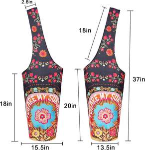 Muestra Gratuita de Bolsa de Transporte de Yoga Plegable, Reutilizable, de Lona de Algodón, con Logotipo Personalizado Impreso - Product Image 5