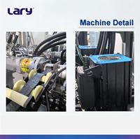 Machine d'injection de semelles de chaussures en caoutchouc à six postes LARY LRS165-6ST, contrôle haute précision, 1650KN, 1000ml, 225Mpa, pour chaussures de sport et décontractées