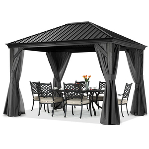 ABCCANOPY Gazebo extérieur en métal Gartenpavillon Mit Doppeldach <span class=keywords><strong>Abri</strong></span> De jardin En <span class=keywords><strong>Metal</strong></span> Pergola Techada Metalica Garten BBQ - Product Image 5