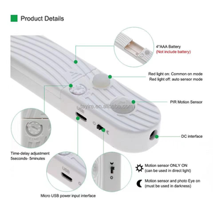 Thông Minh 8 mét Epistar LED Strip Lights với cảm biến chuyển động USB/Battery Powered linh hoạt cho phòng ngủ giường tủ tủ quần áo - Product Image 6
