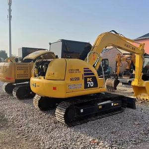 Excavadora hidráulica usada Komatsu PC70 CE, 500 horas, piezas de origen japonés, válvula hidráulica Kawasaki, inspección gratuita, envío global - Product Image 1
