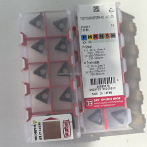 TOMT100408PDER-MJ AH3135 TUNGALOYS <b>Square</b> Tungsten Carbide Inserts CNC Lathe <b>Tool</b> PVD CVD Coating External Turning 3-Year - Product Image 4