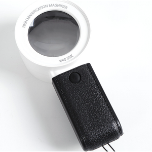 Loupe de lecture à fort grossissement 30X, loupe à double lentille avec lumière LED UV - Product Image 5
