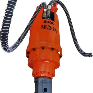 8000NM EArthur Auger Drill For Excavator