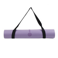 Tapis de Yoga en PU antidérapant imprimé en caoutchouc naturel 3-5mm logo personnalisé impression de gymnastique écologique en gros de 6mm