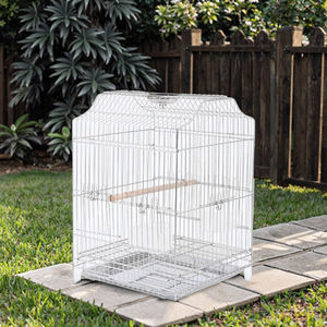 <span class=keywords><strong>Cage</strong></span> pour oiseaux en acier inoxydable pliable rectangulaire en gros, motif solide, fermeture à bouton, écologique - Product Image 3