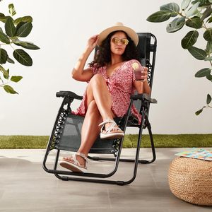 Sillón plegable de alta resistencia, <span class=keywords><strong>tumbona</strong></span> duradera <span class=keywords><strong>para</strong></span> Patio, <span class=keywords><strong>terraza</strong></span>, relajación al aire libre - Product Image 3