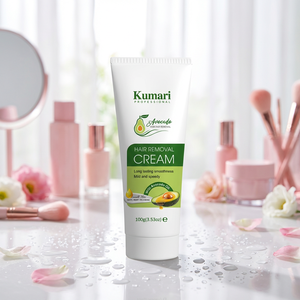 Crème Dépilatoire Marque Privée 8 Minutes à Base de Plantes Naturelles en Tube pour l'Épilation des Parties Intimes, du Visage et du Corps des Femmes - Product Image 1