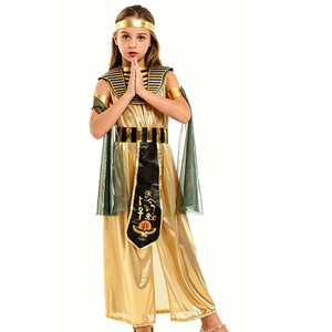 Disfraz <span class=keywords><strong>de</strong></span> Princesa Egipcia, Diosa, para Niñas, con Diadema, Cinturón y Brazalete, Disfraz <span class=keywords><strong>de</strong></span> <span class=keywords><strong>Cleopatra</strong></span> del Antiguo <span class=keywords><strong>Egipto</strong></span> para Halloween - Product Image 5