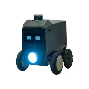 Stone-01 Smart Self Driving Autonomous Delivery Robot Mobile UGV Last Mile Grocery Package Food Automated Delivery Robot Outdoor